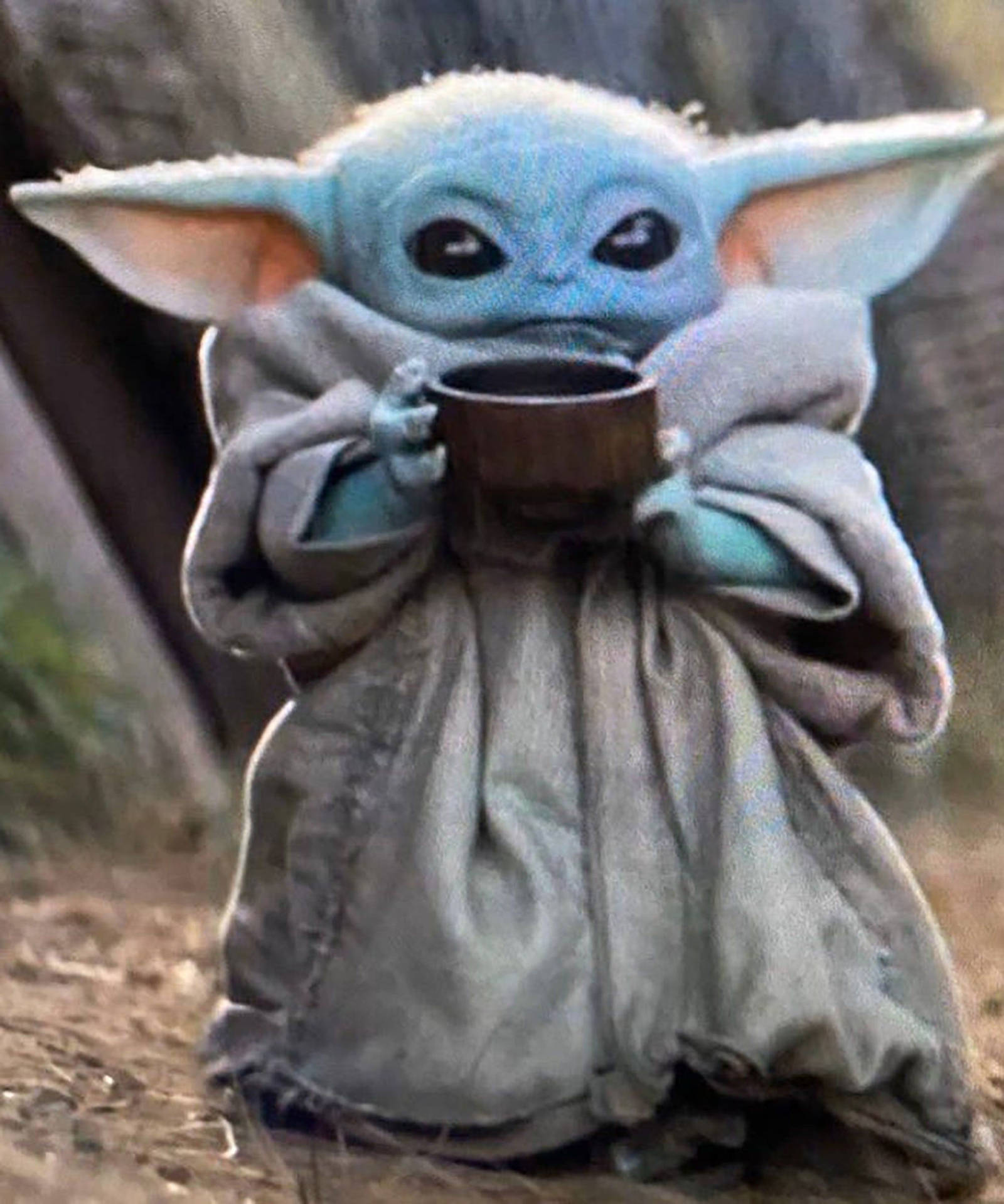 Tea Cup And Baby Yoda