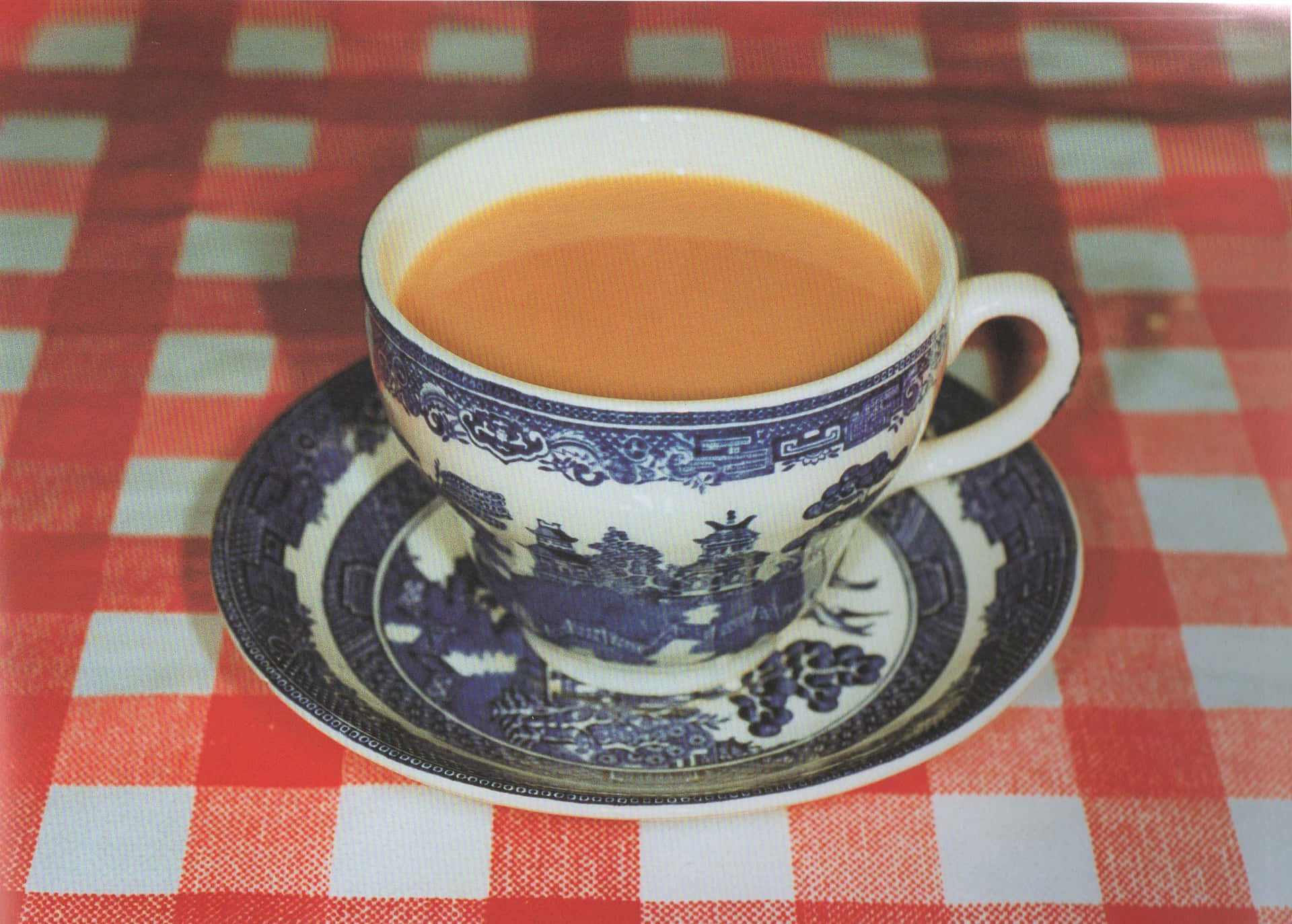 Unmomento Tranquillo Con Una Tazza Di Tè Caldo Rinfrescante.