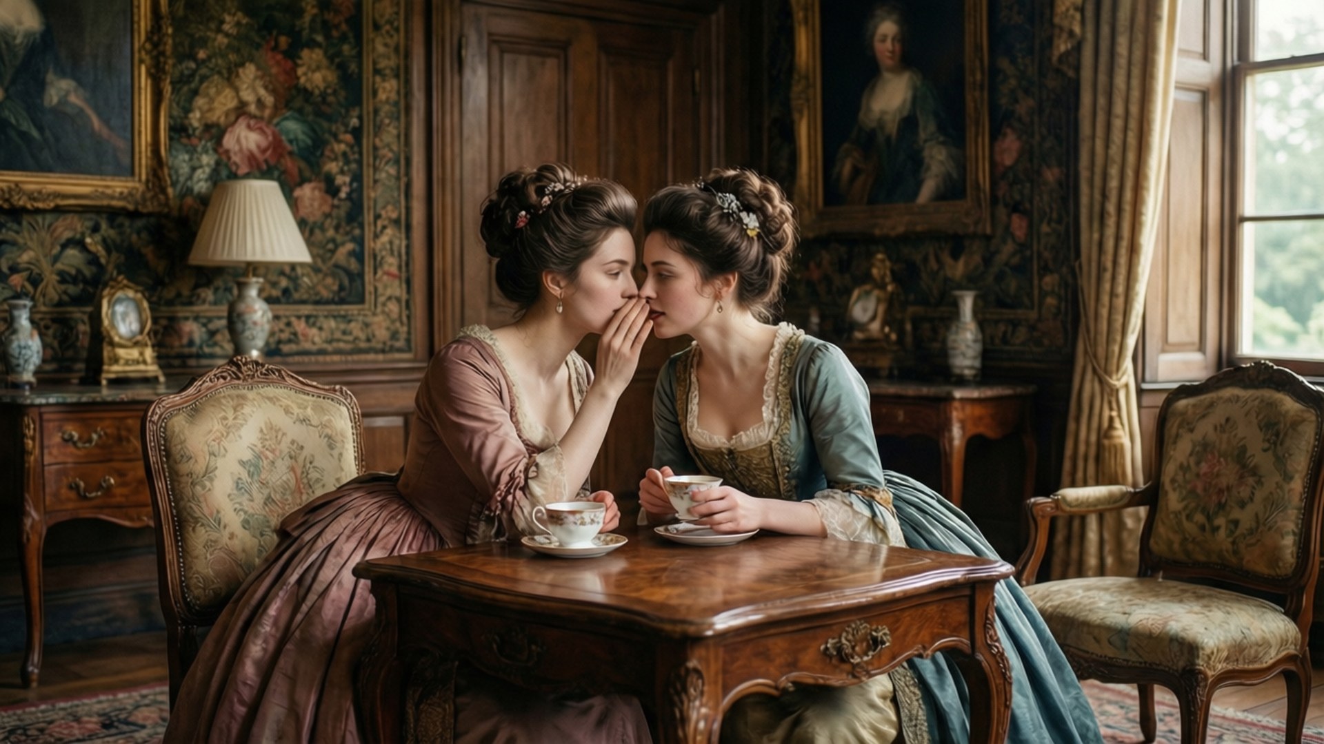 Tea Time Secrets Taustakuvat
