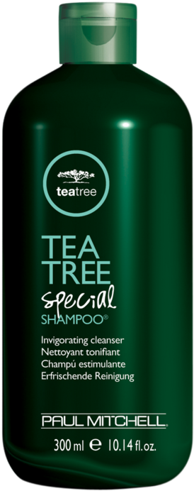 Tea Tree Special Shampoo Bottle PNG