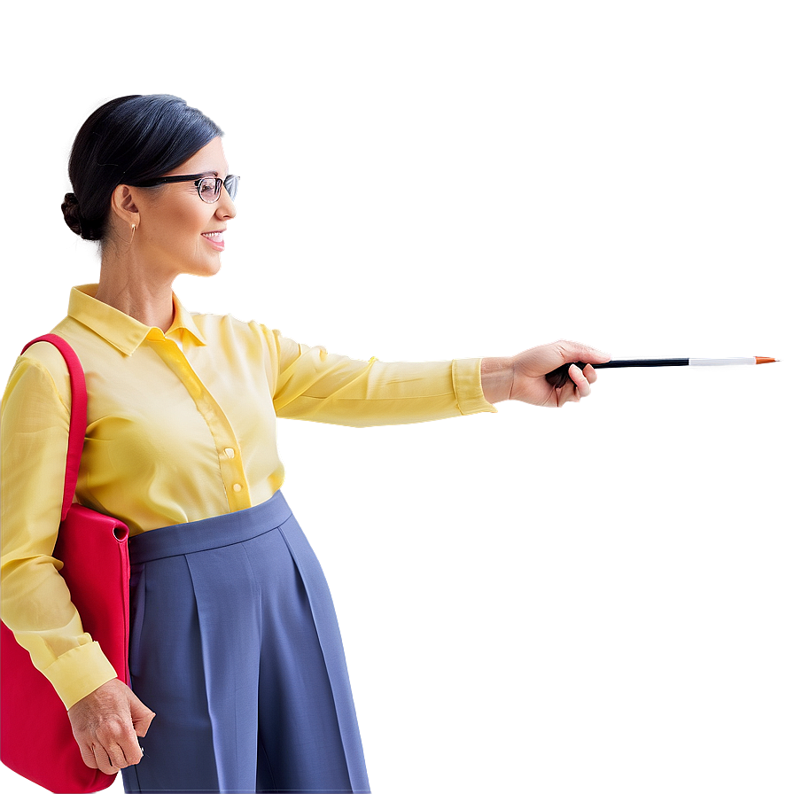 Teacher With Pointer Png 34 PNG