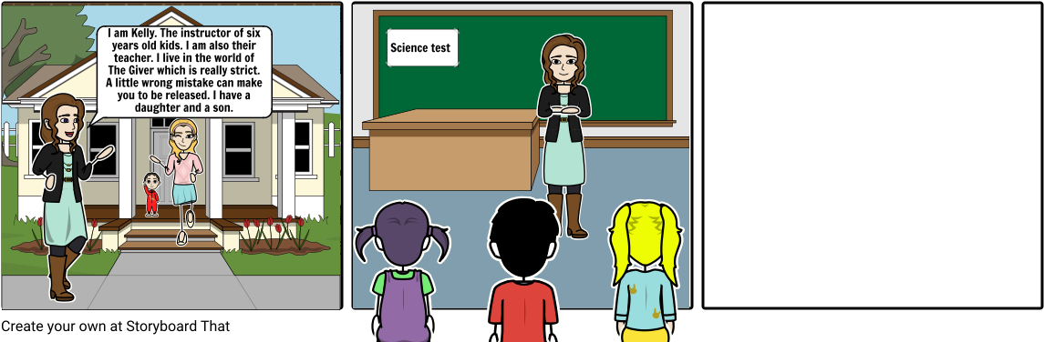Teacherand Students Storyboard PNG