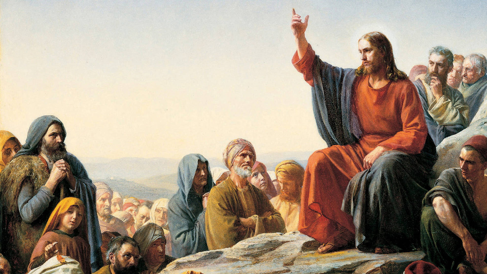 Teaching People Jesus Desktop Wallpaper