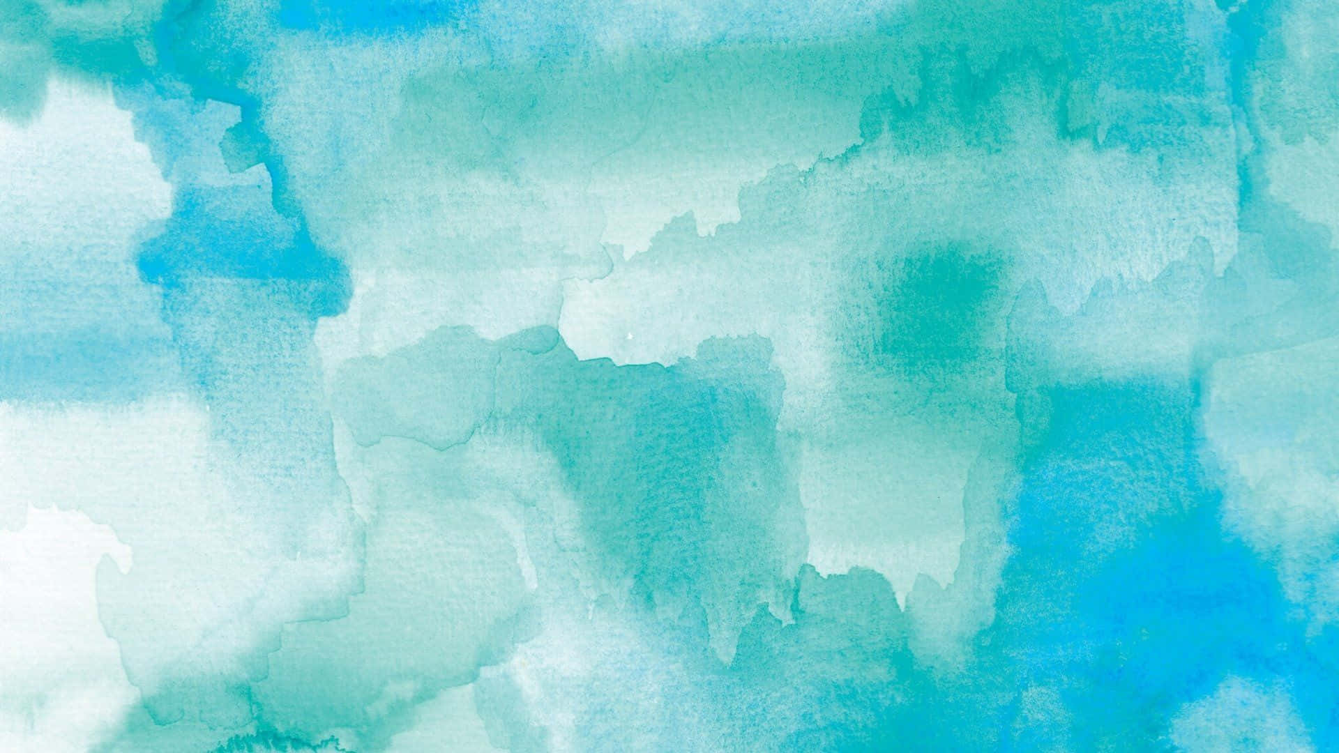A Watercolor Painting Of A Blue And Green Color Wallpaper