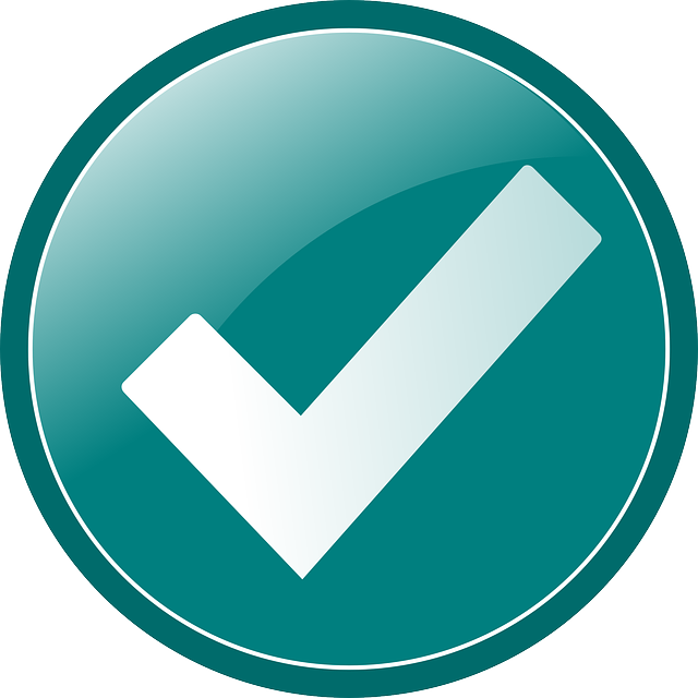 Teal Checkmark Graphic PNG