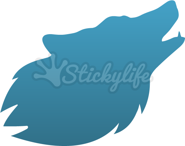 Teal Feather Sticker Design PNG