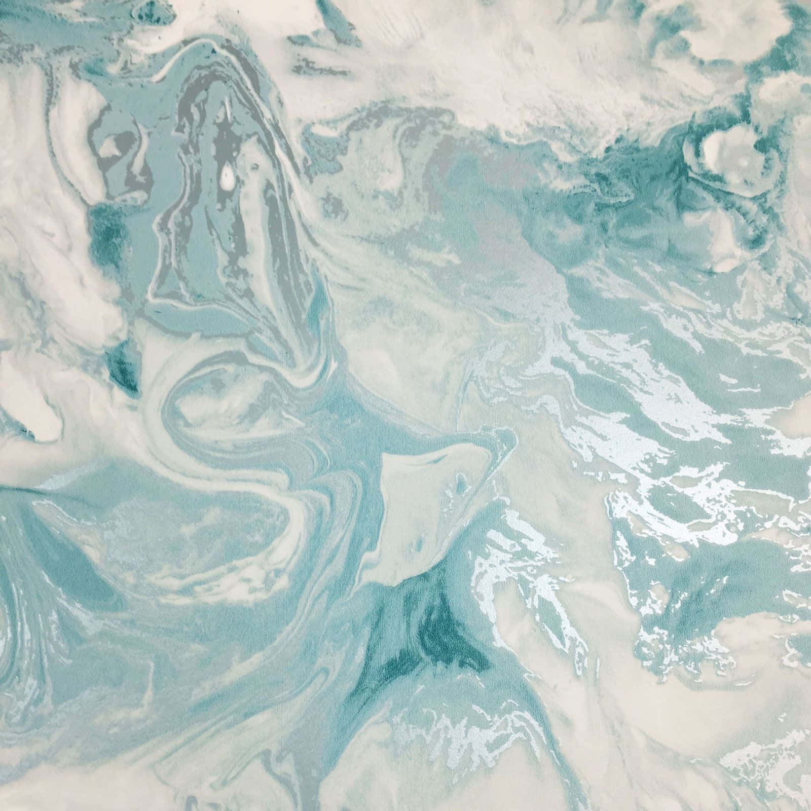 Enjoy the luxe beauty of Teal Marble. Wallpaper