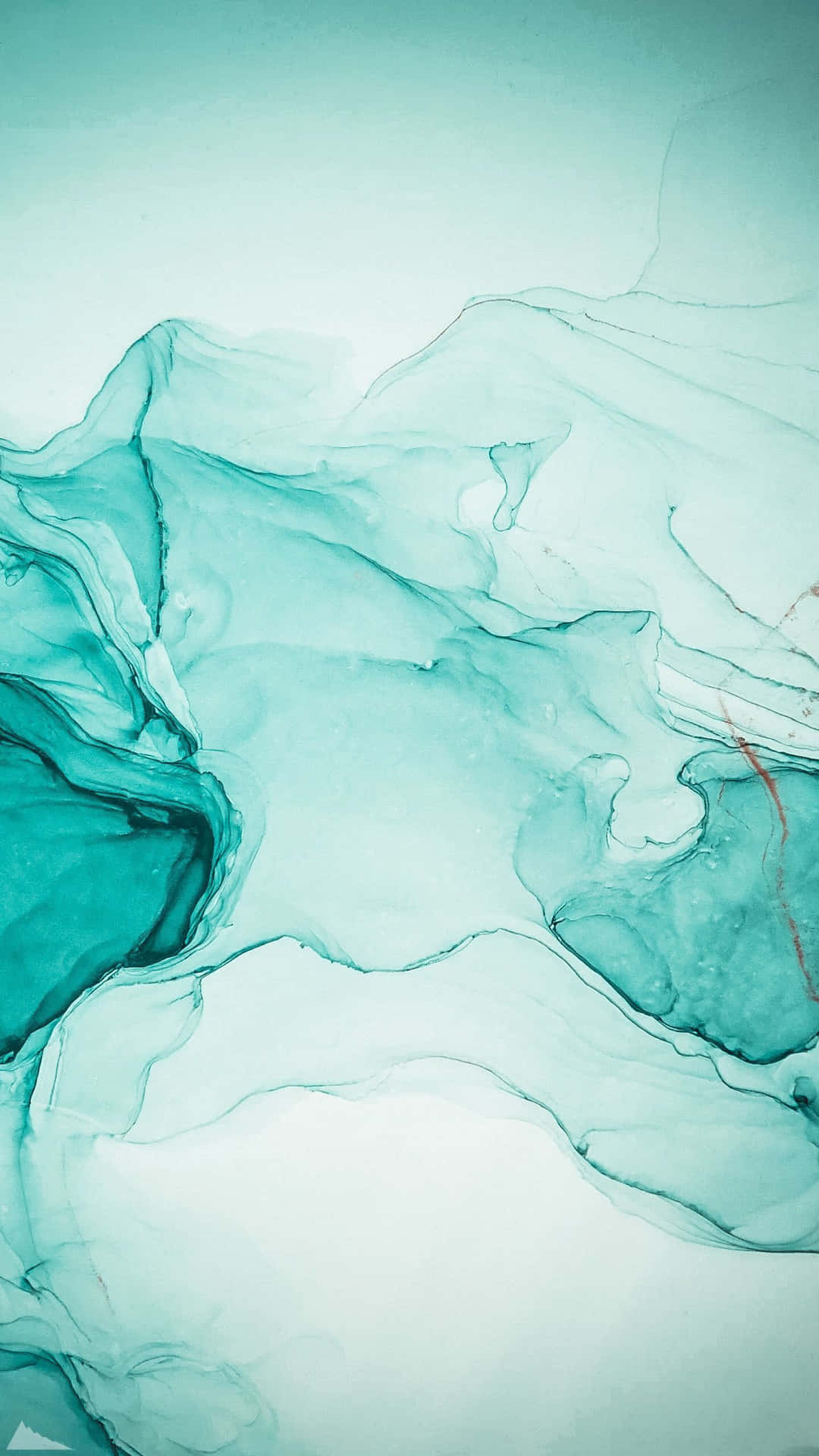 Blaugrüne Kühnheit: Teal Marmor Wallpaper