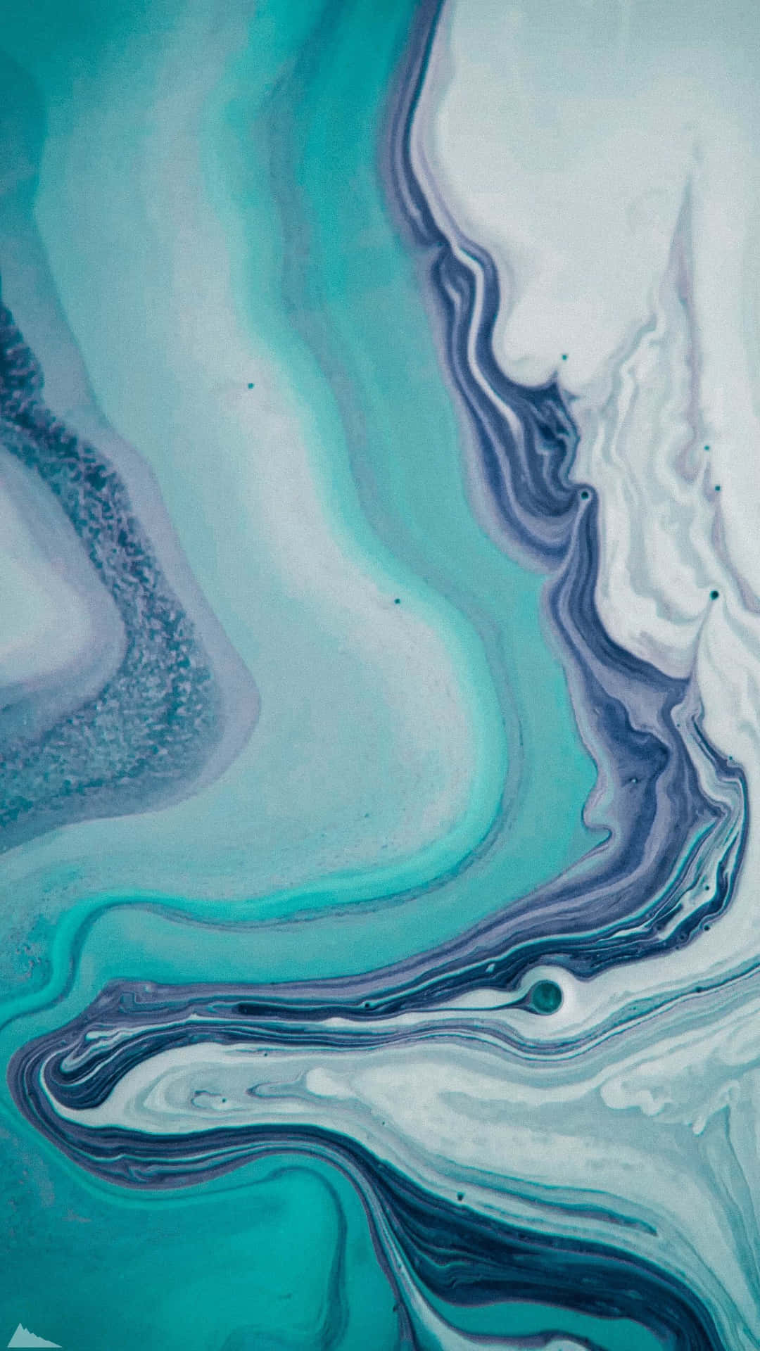 Abstrakterhintergrund Mit Hellblauen Und Weißen Marmor Wallpaper