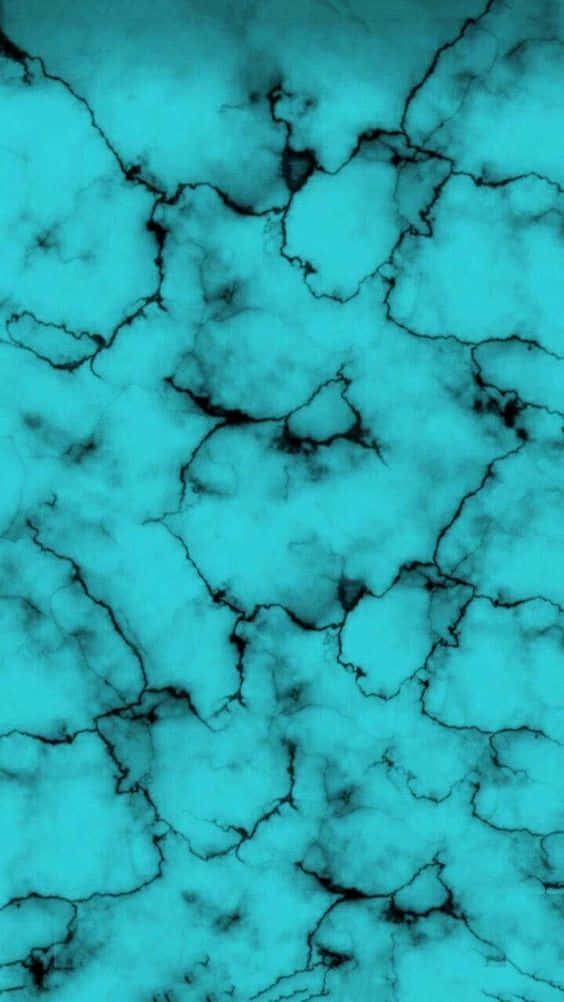 Luxurious Teal Marble Wallpaper