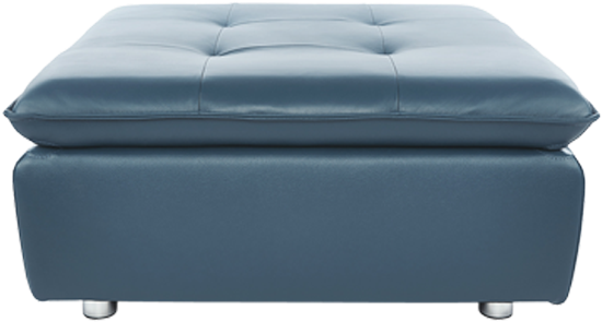 Teal Ottoman Furniture Piece PNG