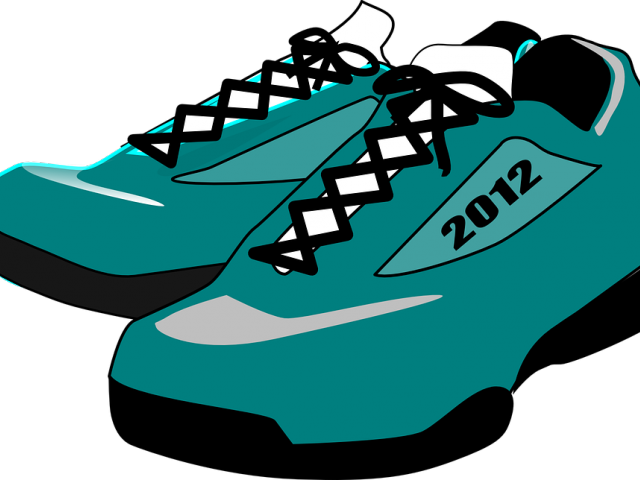Teal Running Shoes2012 PNG