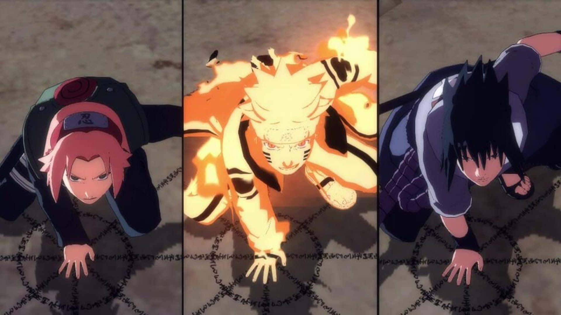 "The Legendary Team 7 Naruto" Wallpaper