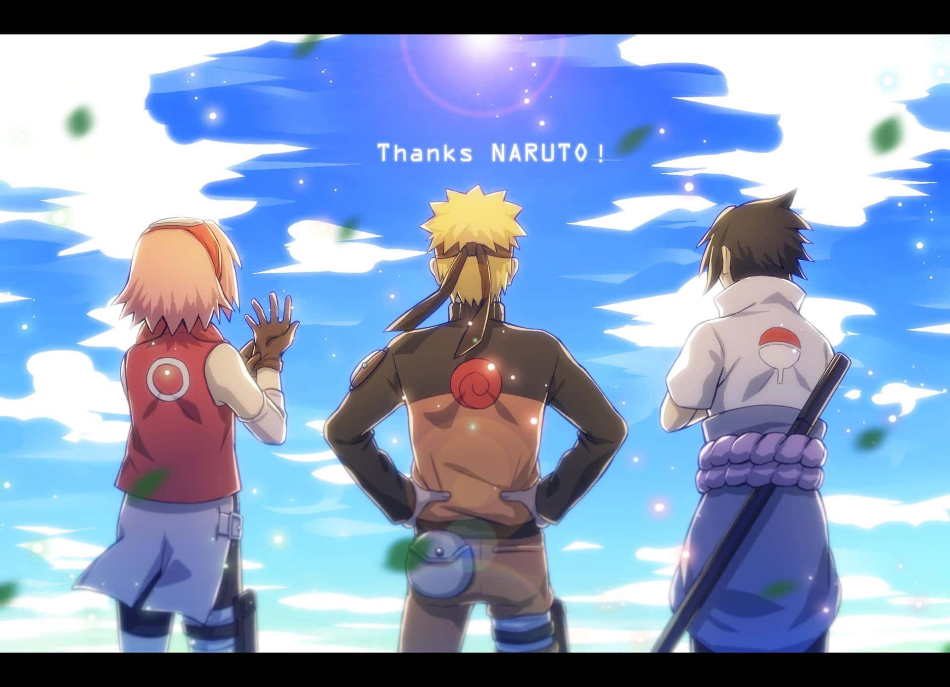 Team 7 Naruto - Friendship is Power Wallpaper