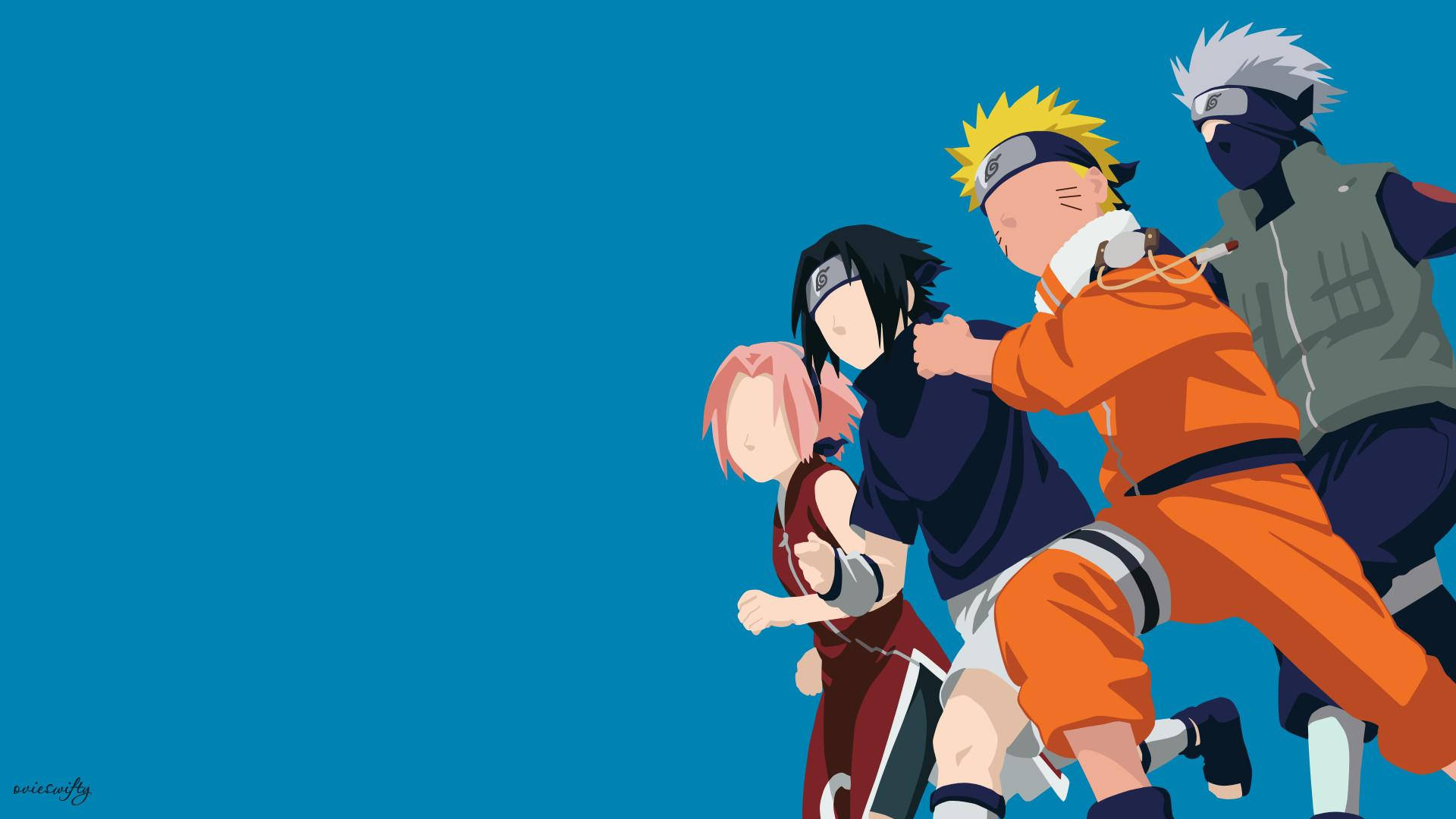 Team 7 Naruto Pc Wallpaper