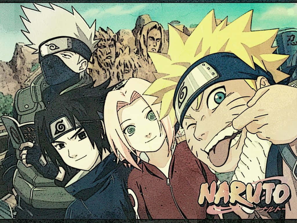 !Team 7 Naruto – Klar til handling! Wallpaper