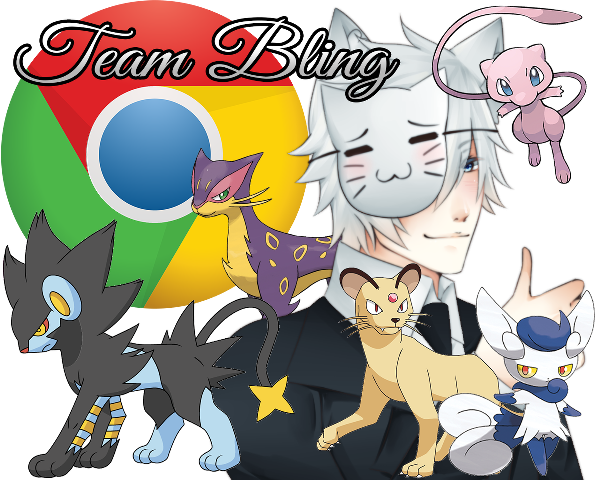 Team Bling Chrome Crossover PNG