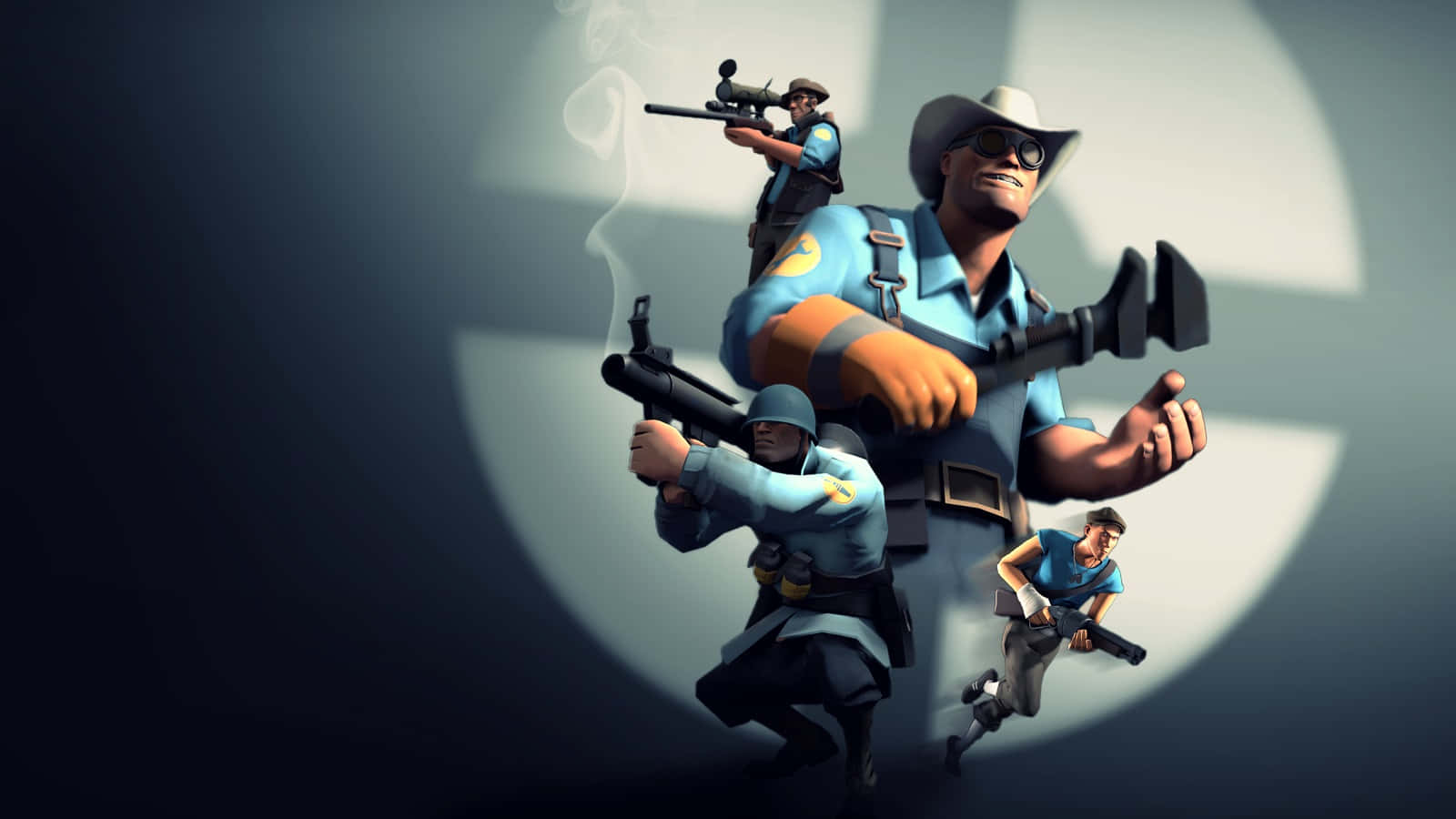 The Legendary Cast of Team Fortress 2 Characters Wallpaper