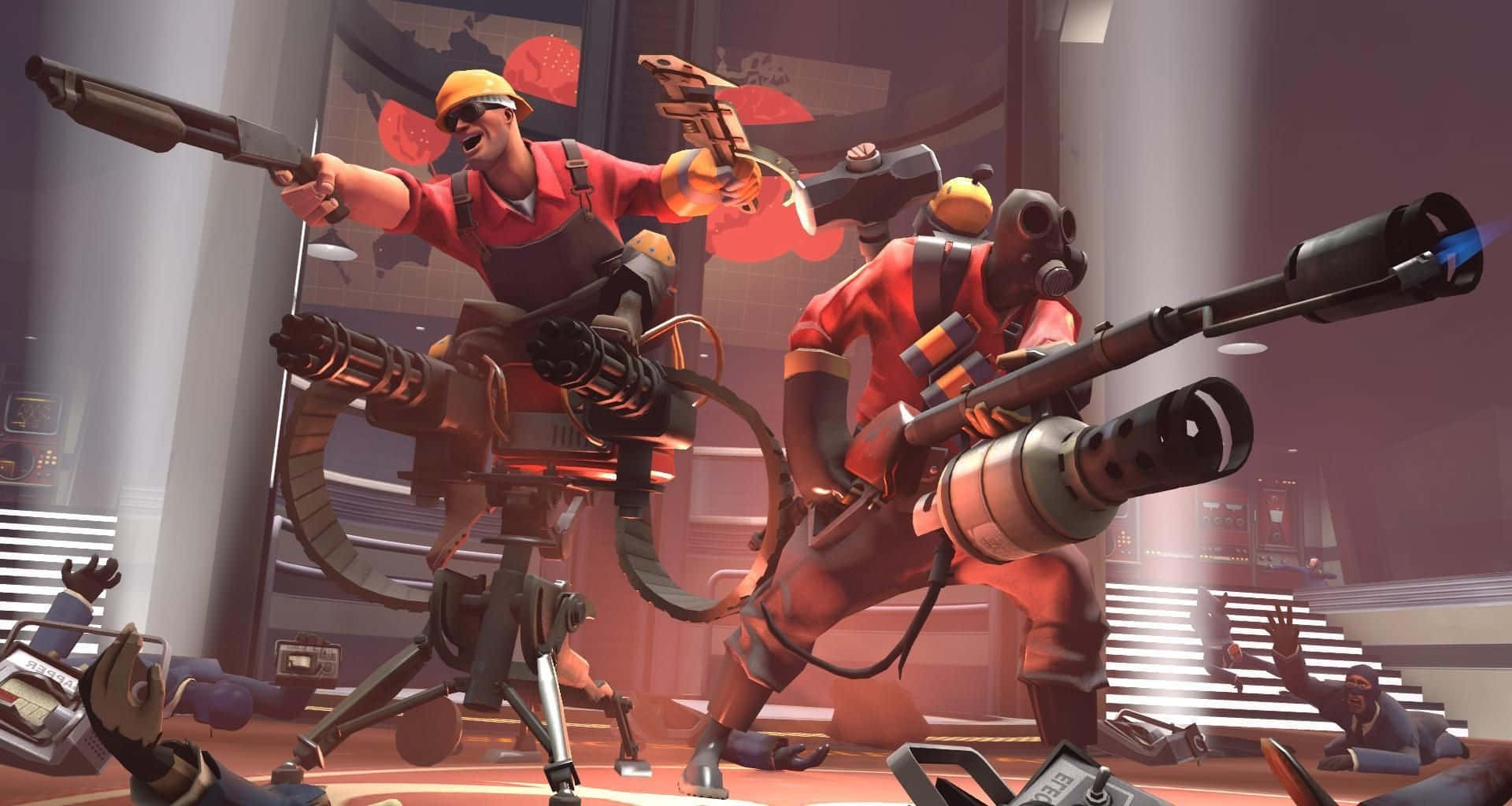 Assemble Your Team with Team Fortress 2 Characters Wallpaper