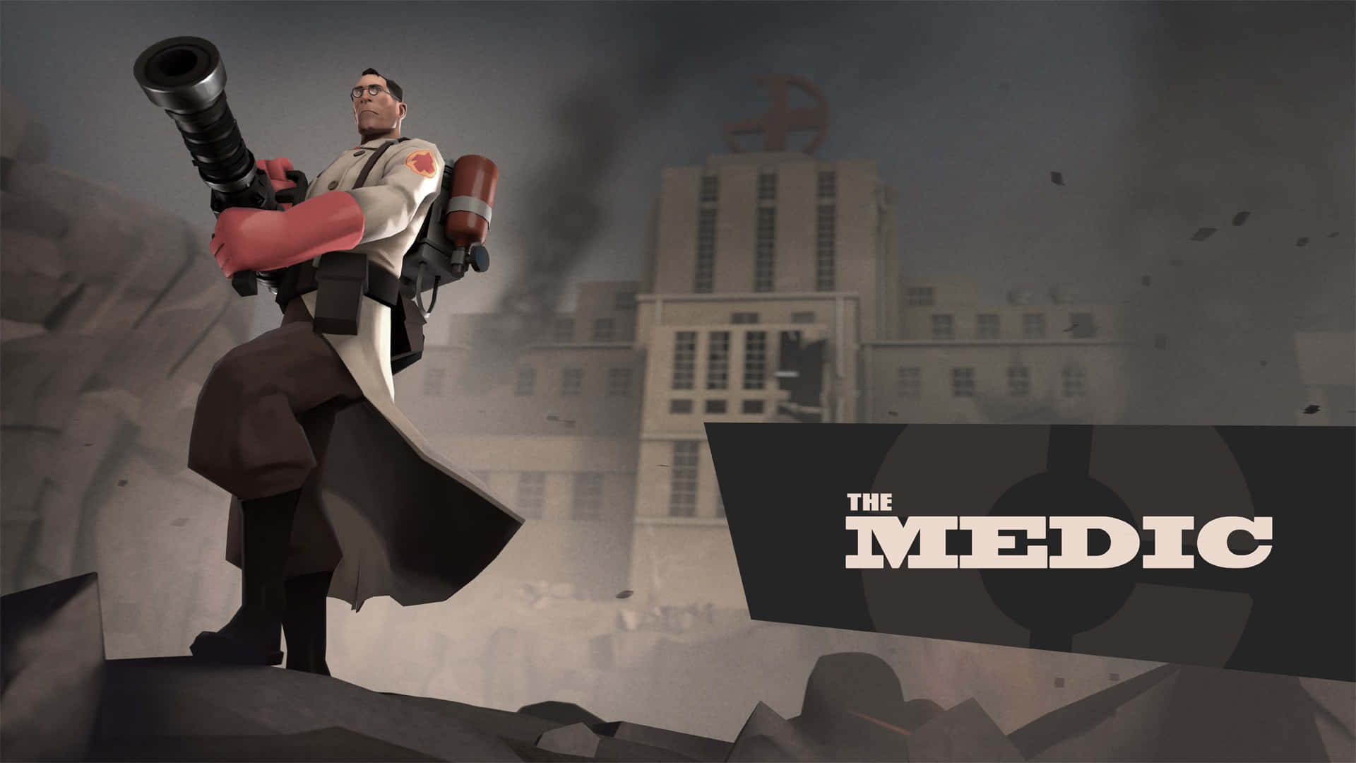 The Colorful Team Fortress 2 Characters in Action Wallpaper