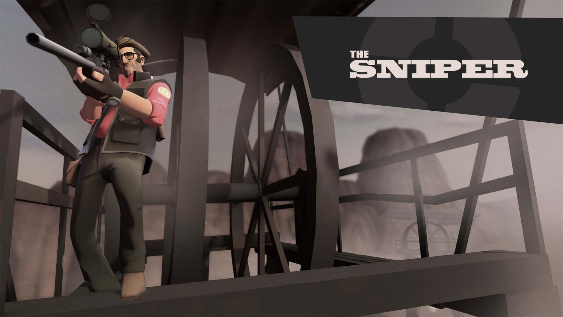 Team Fortress 2 Karakterer I Aksjon Bakgrunnsbildet