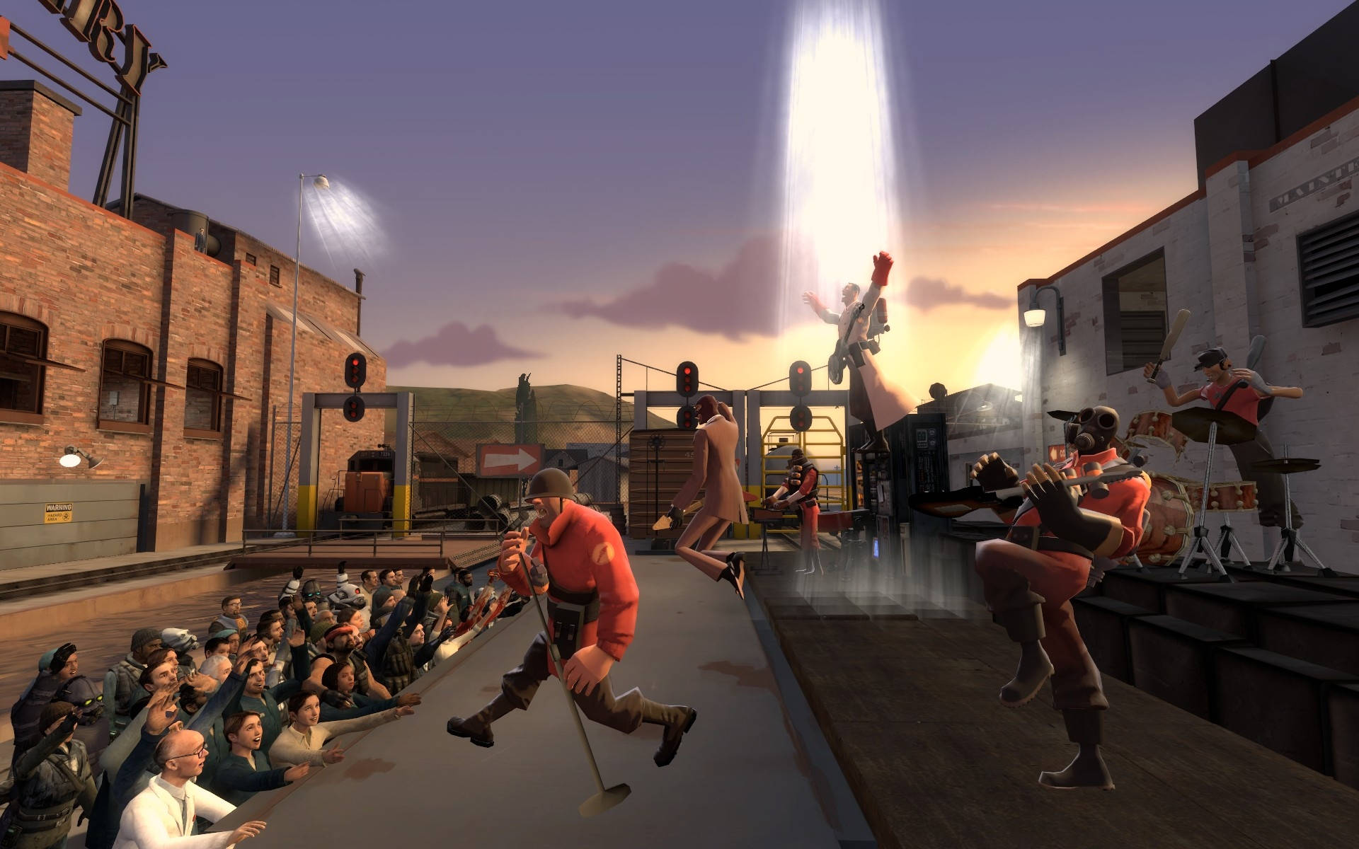 Team Fortress 2 Koncert Blowout Wallpaper