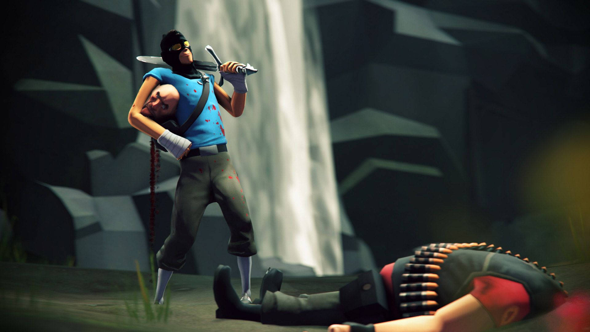 Team Fortress 2 Masked Scout Wallpaper