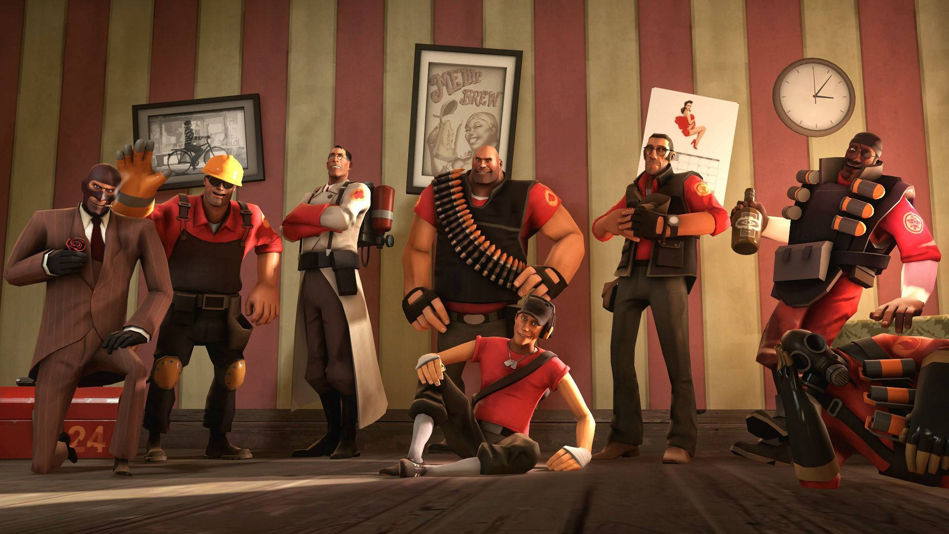 Team Fortress 2 Mercenaries Wallpaper