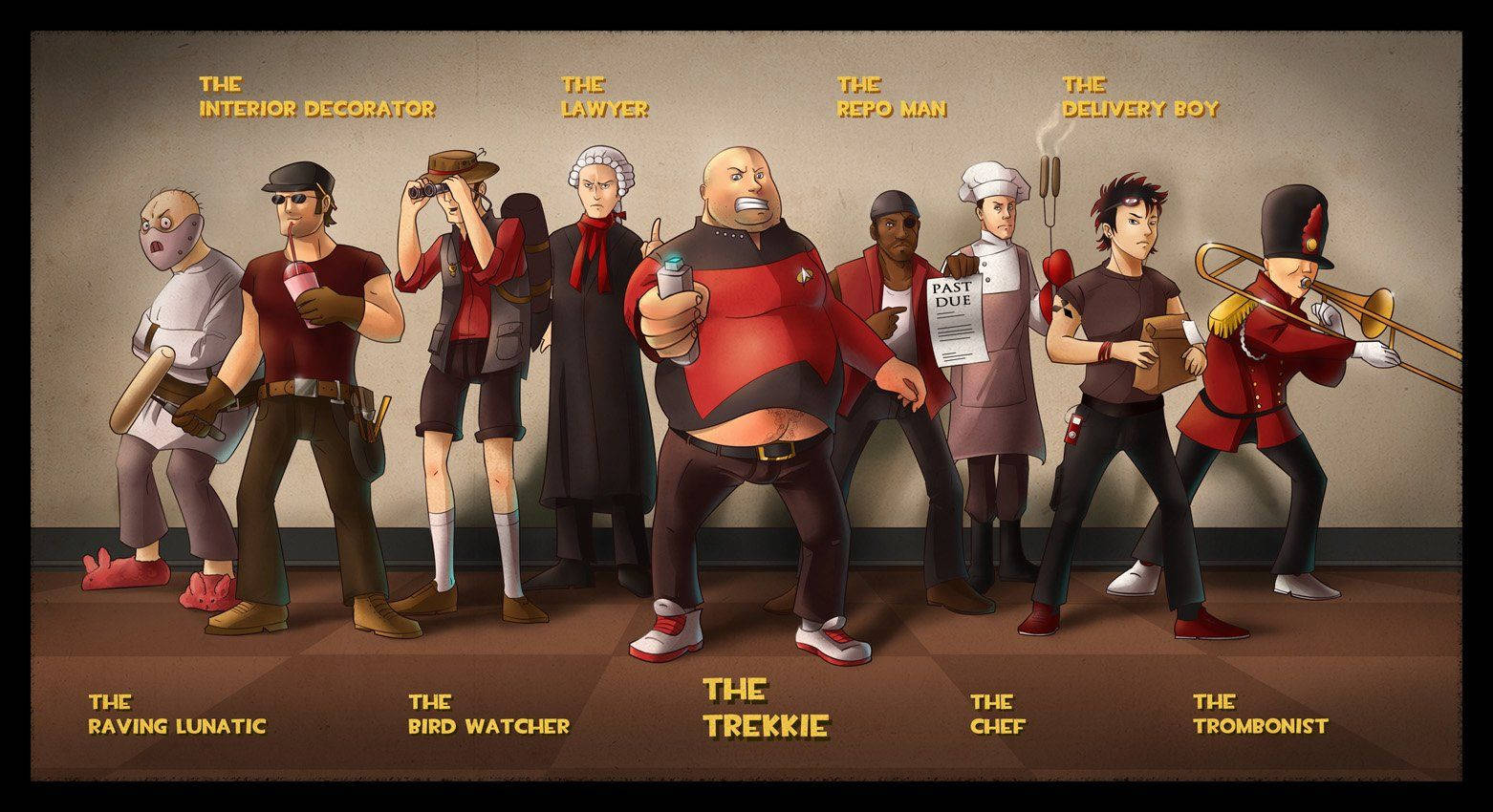 Epic Battle - Team Fortress 2 Parody Art Wallpaper