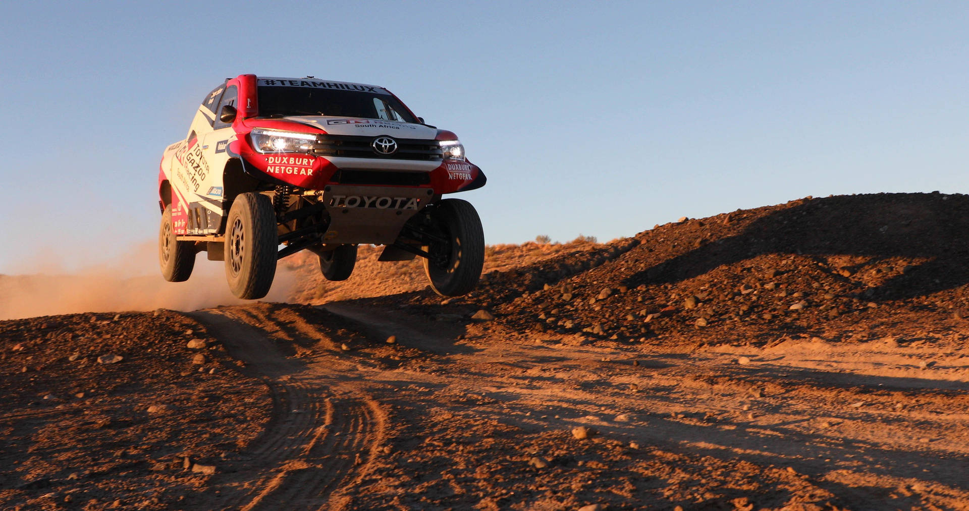 Team Hilux Dakar Rally Background