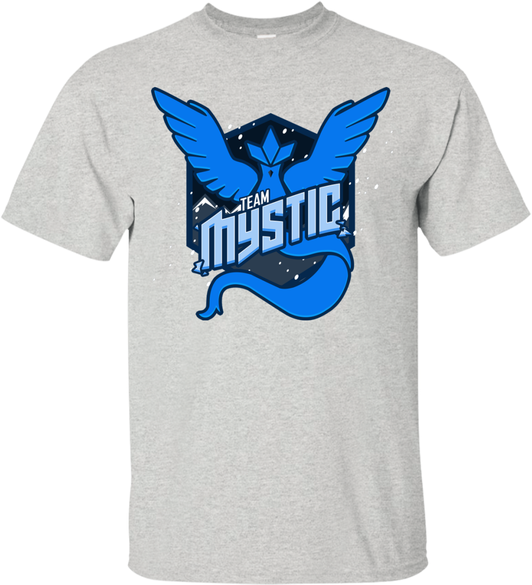 Team Mystic Graphic T Shirt Design PNG