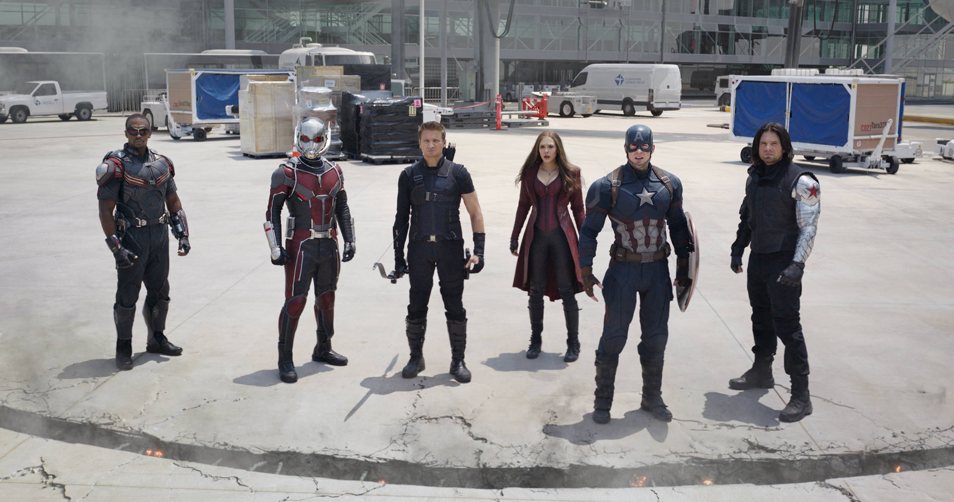 Team Of Captain America Civil War Background