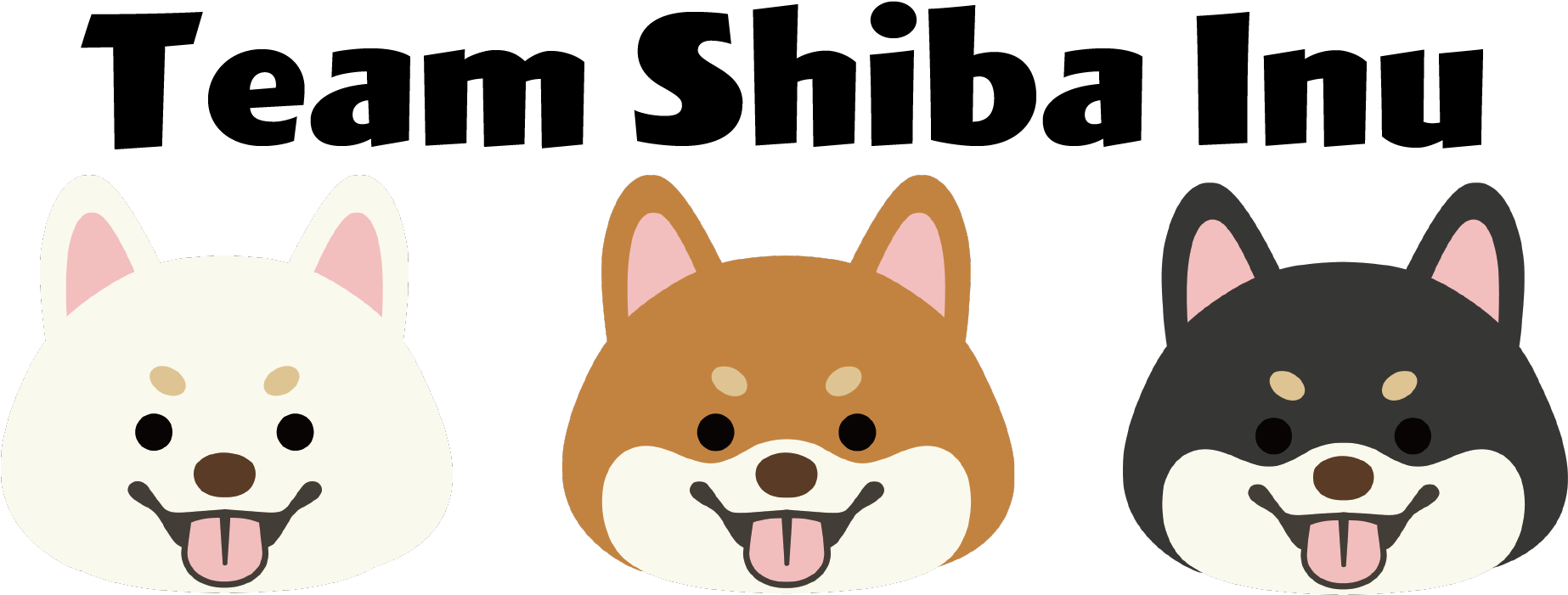 Team Shiba Inu Trio PNG