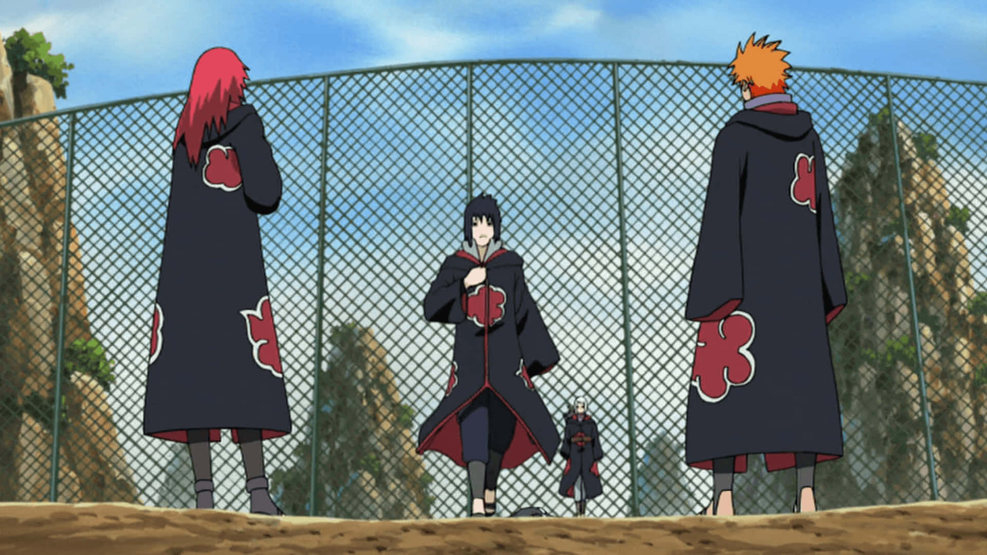 Team Taka's Dominating Trio in the world of Naruto Wallpaper