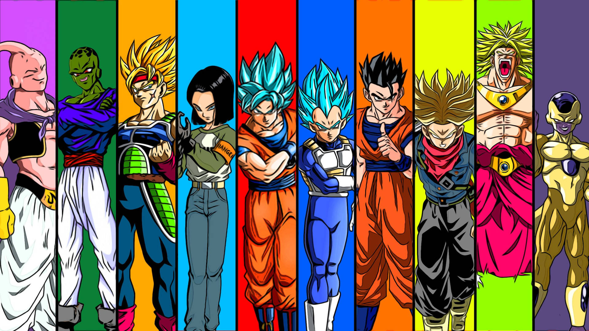 “Ready to Go: The Heroic Team Universe 7 in Dragon Ball Super Broly” Wallpaper