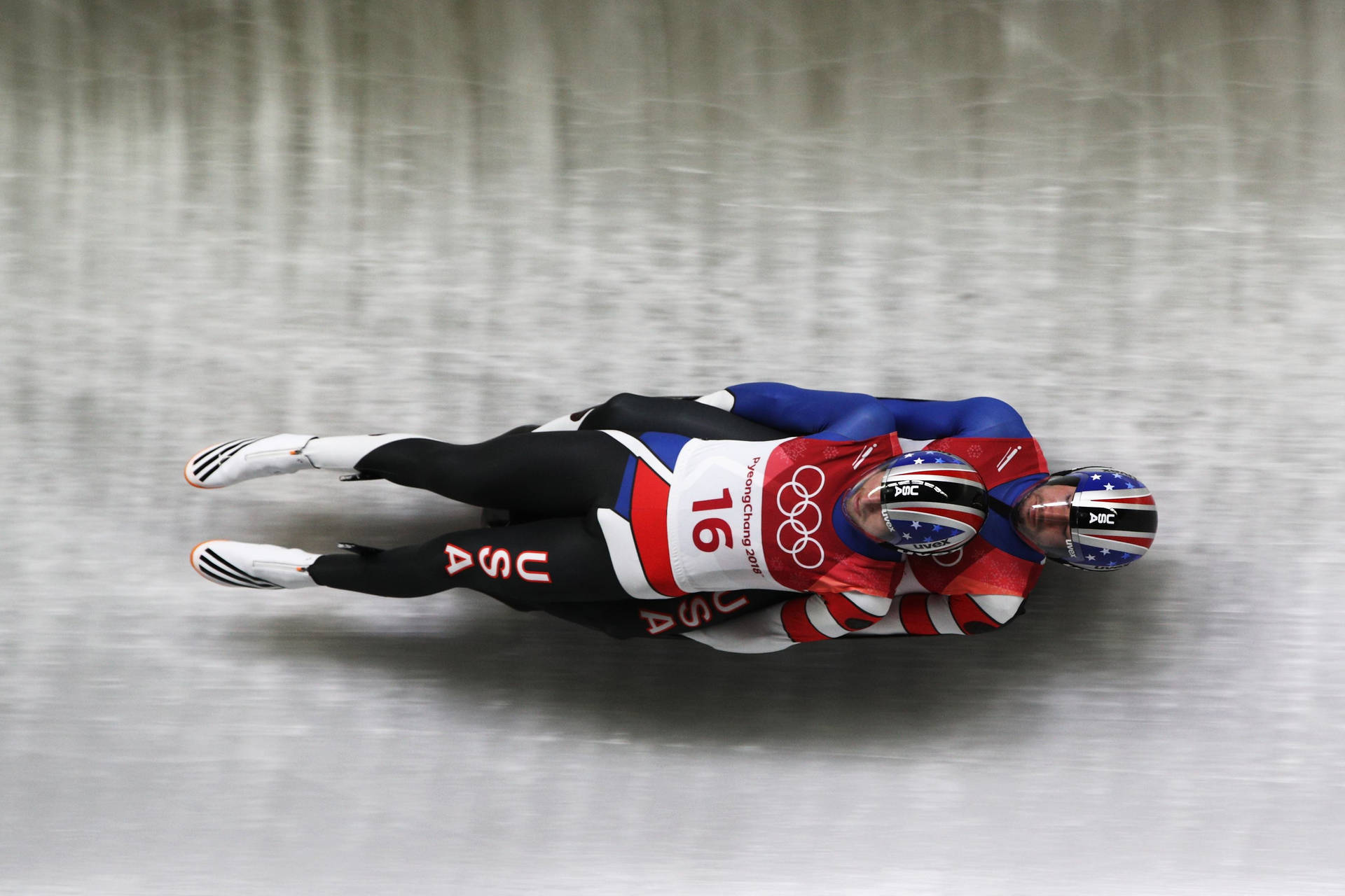 Team USA Luge Sports Photography Wallpaper