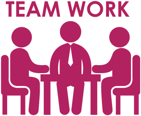 Teamwork Conceptual Graphic PNG