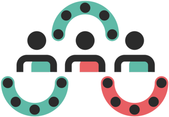 Teamwork Connection Graphic PNG