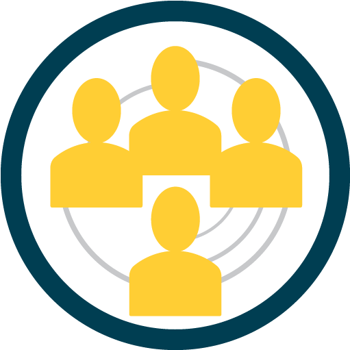 Teamwork Connection Icon PNG