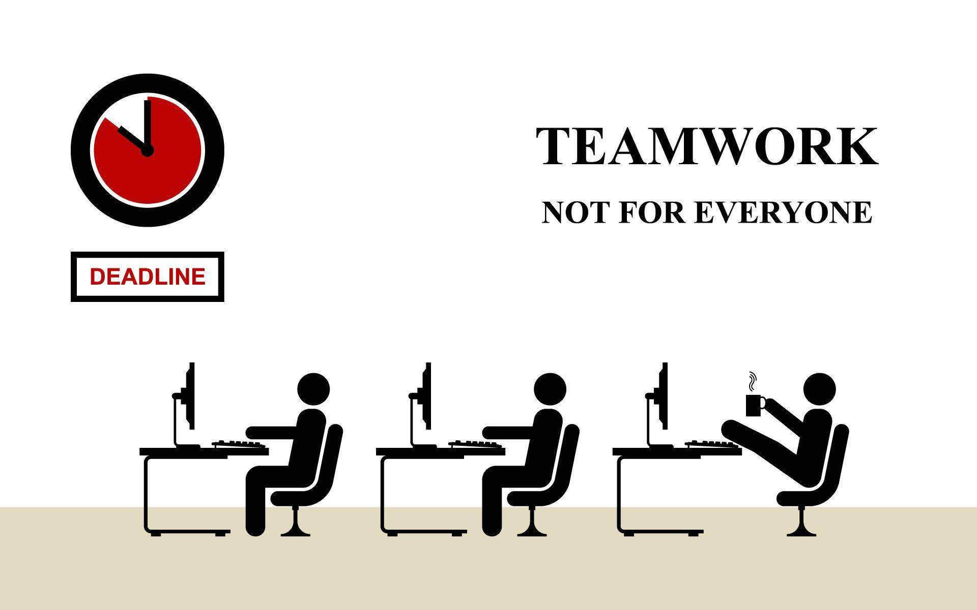 Teamwork Not For Everyone Comic Wallpaper