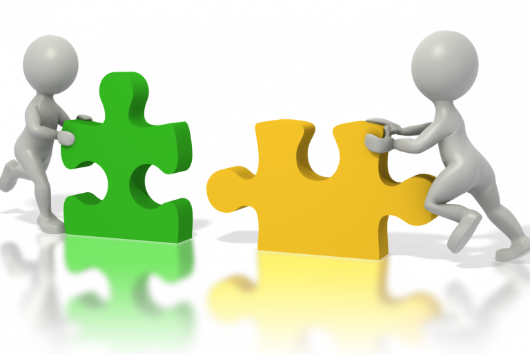 Teamwork Puzzle Connection Concept PNG