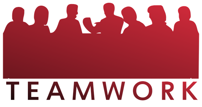 Teamwork Silhouette Concept PNG