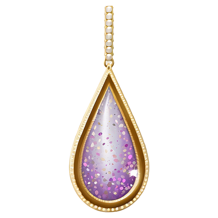 Teardrop With Glitter Png 30 PNG
