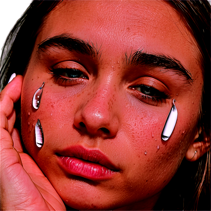 Tears On Cheek Png Vsn72 PNG