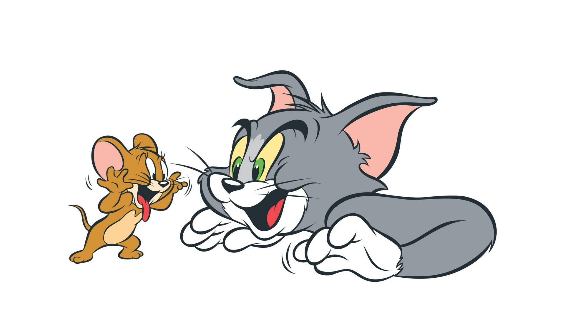 Teasing Tom And Jerry iPhone Wallpaper