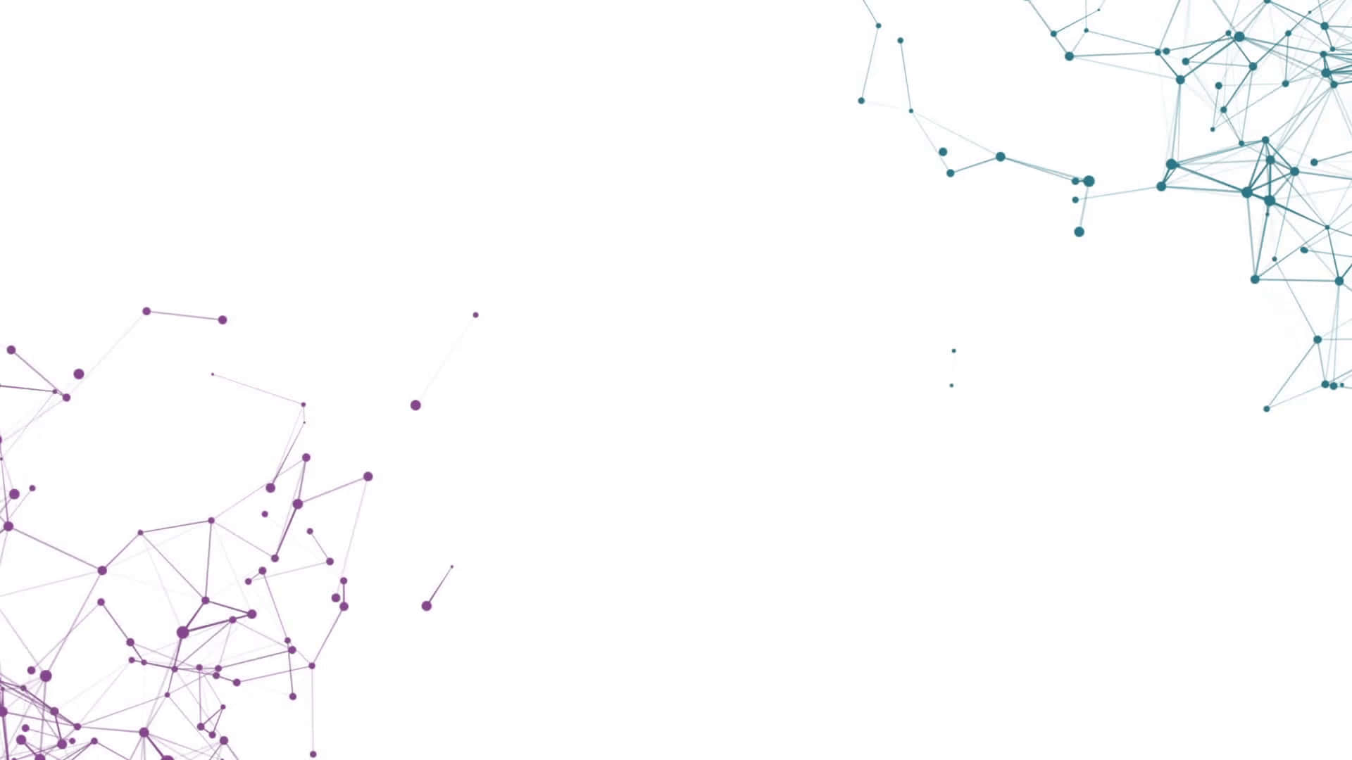 Grünerund Violetter Technischer Hintergrund Mit Netzwerkelementen