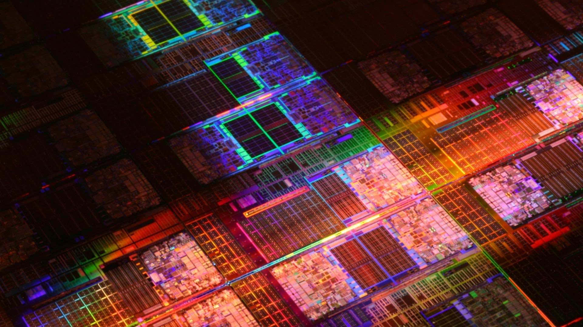 Multicolored Semiconductor Tech Picture