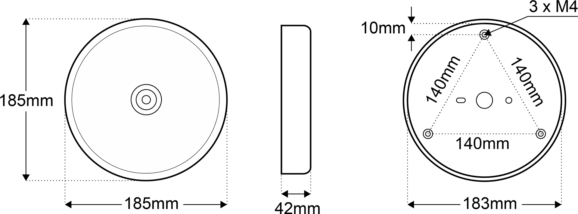 Technical Drawing Rounded Rectangle Object PNG