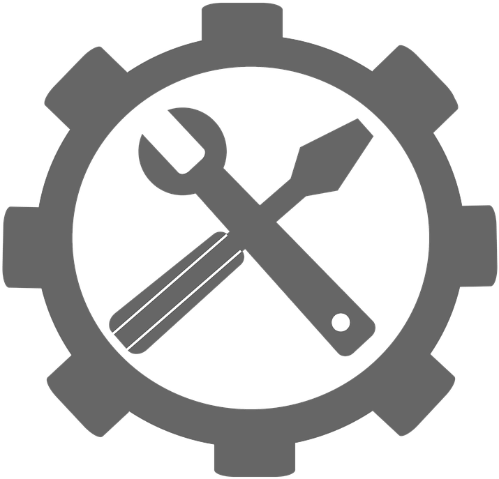 Technical Gearand Tools Icon PNG