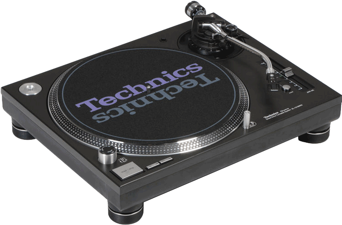 Technics Turntable Professional D J Gear PNG